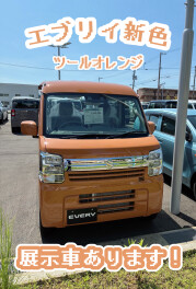 エブリイの新色が、中央店に来ました！